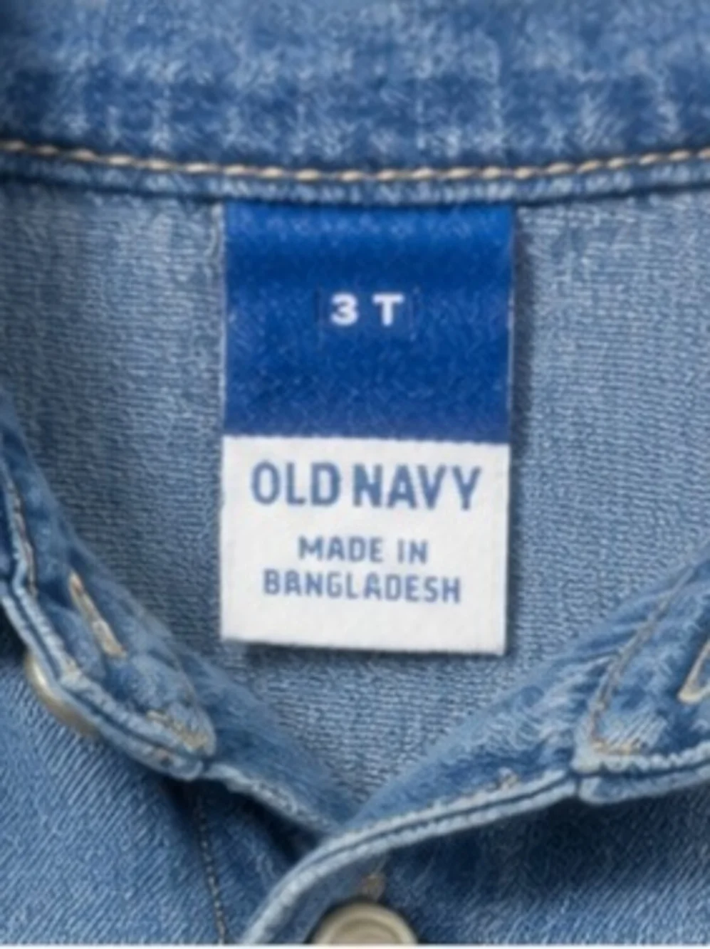 Old Navy Light Blue Denim Shirt